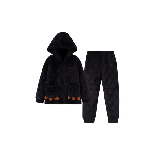 DAMOS·LOVE Черный мужской комплект пижам