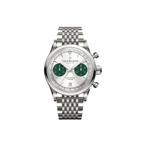 Carl F.Bucherer Автоматический Механический Механизм Мужские Часы из Коллекции MANERO 40 мм Серебряные