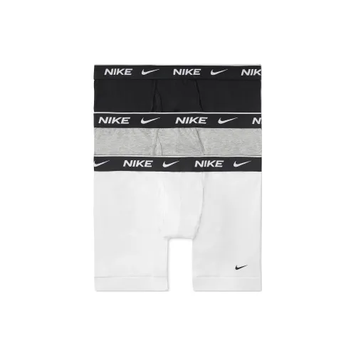 Nike 3 упаковки мужские боксер-шорты: белый + черный + серый