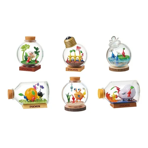RE MENT Pikmin Тирамису Коллекционные предметы Счастливый Draw Целая коробка 6 шт