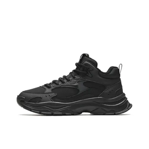 ANTA Life Collection Slip-resistant Abrasion-resistant Low Top Casual Men's Black ANTA Life Collection Противоскользящий Устойчивый к истиранию Низкий Топ Повседневный Мужской Черный