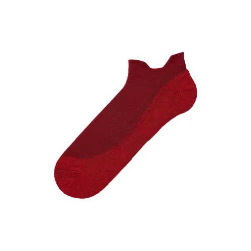UNIQLO Красные 1 пара Унисекс Носки