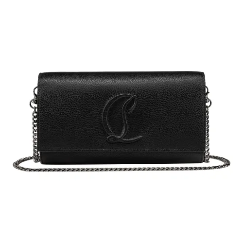 CL LUBOTING Телячья кожа Кошелек Женские Черный