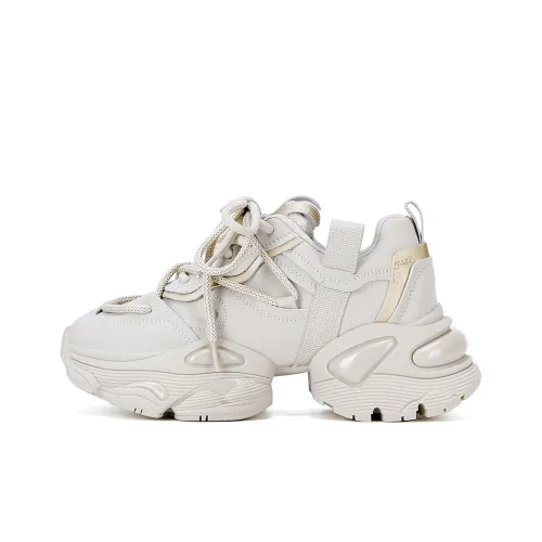 VEDULLAR MID Топ Толстая подошва Кроссовки Женские Каблук 7 см