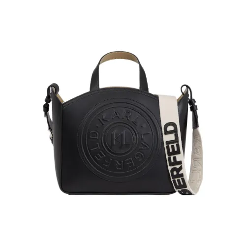 KARL LAGERFELD Кожа Тоут Сумка Сумка для покупок Сумка Женская Черная