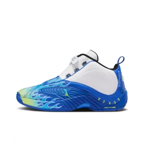 Reebok Answer Амортизация MID Топ Винтажные баскетбольные кроссовки Мужской Белый