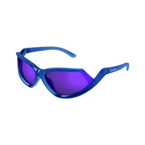 Balenciaga Вакуумно-формованные Нерегулярные Солнцезащитные Очки Мужские Синие