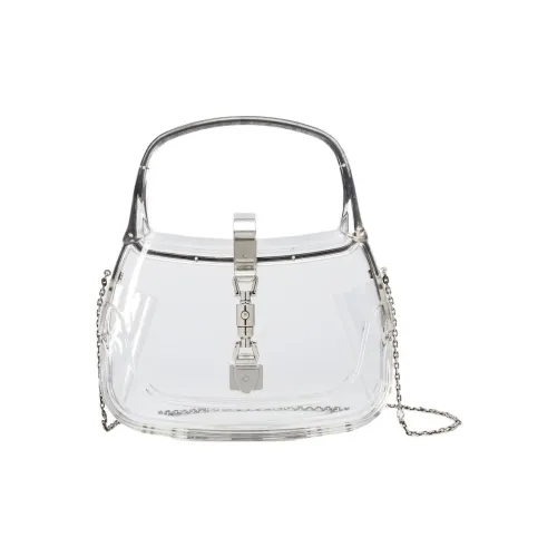 GUCCI Jackie 1961 Оргстекло Портативный Сумка через плечо Сумка на плечо Мини Женская Прозрачная