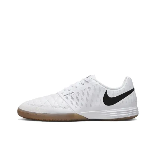 Nike Lunar Gato IC IN Устойчивые к истиранию Дышащие Футбольные бутсы Мужские Белые