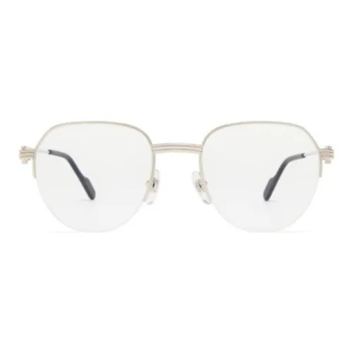 Cartier Metal Butterfly Sunglasses Men's Silver