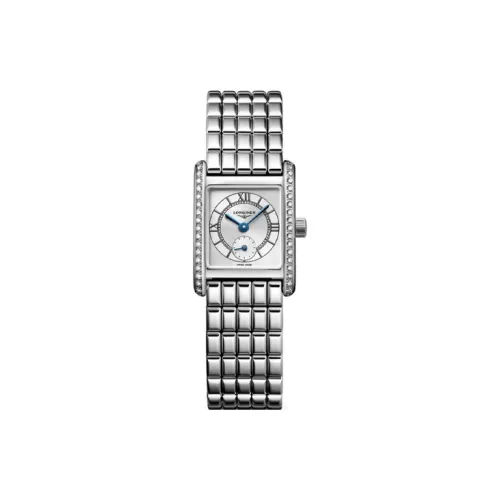 LONGINES DolceVita Collection Mini Dior Vina Series Кварцевый механизм Женские часы Часы 29 мм Серебристый циферблат