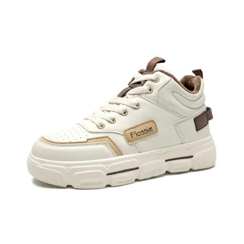 FLOSSIE Термический Увеличивающий Высоту Противоскользящий MID Топ Повседневная Обувь Женская Mikachi MILAN Осенний Зимний