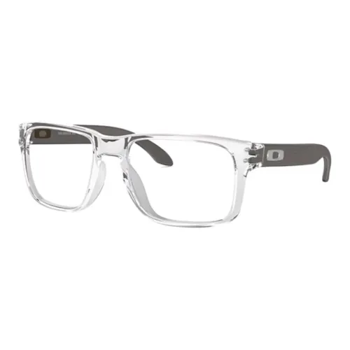 Oakley High Tech Memory Material Square Eyeglass Frames Men's Gray
