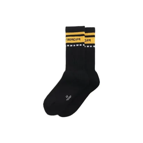 Yohji Yamamoto Черные мужские носки MID до икры