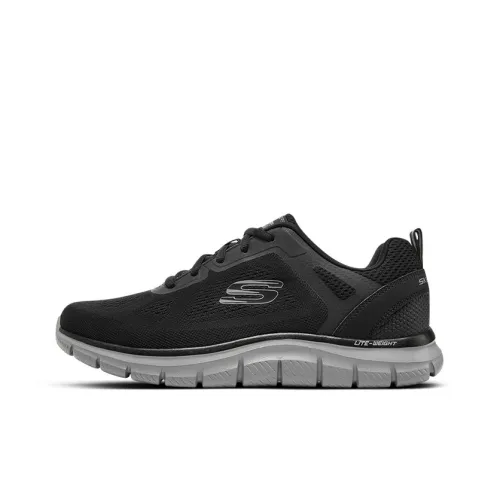 Skechers Мужская повседневная обувь, низкий топ, черный, мужской