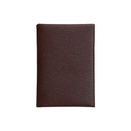 HERMES Calvi Duo Кожа Evercolor Кошелек Держатель для карт Женский Нет. 44 MOKA