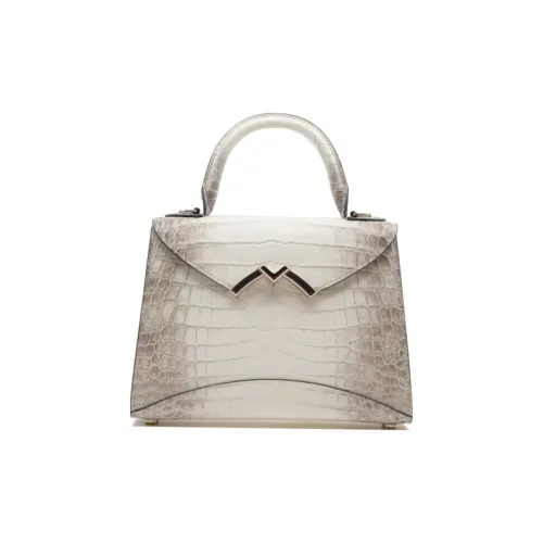 Moynat Сумка через плечо из коровьей кожи сумка для женщин белый серый