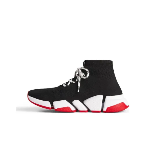 Balenciaga Speed 2,0 High Топ Повседневная обувь Мужская Черная