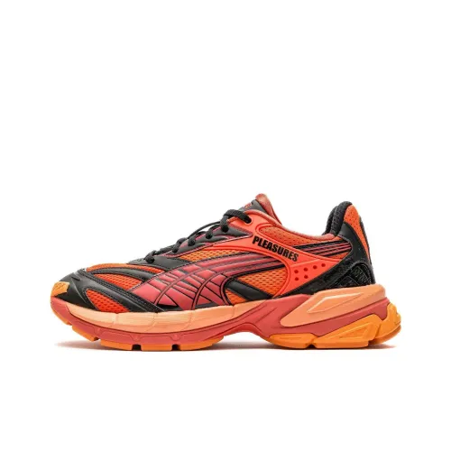 PUMA Velophasis Повседневный Низкий Топ Оранжевый Черный Унисекс