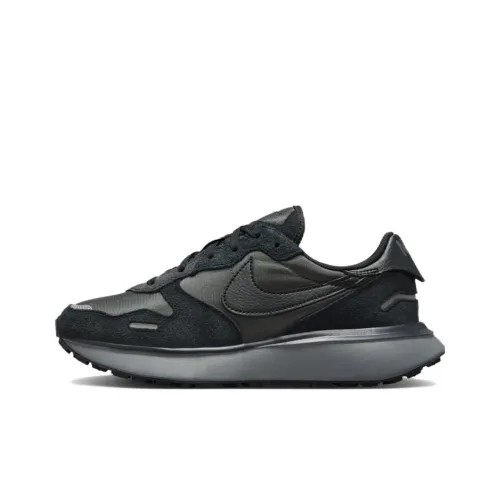 Nike Phoenix Waffle Low Топ Casual Женский Черный Фиолетовый