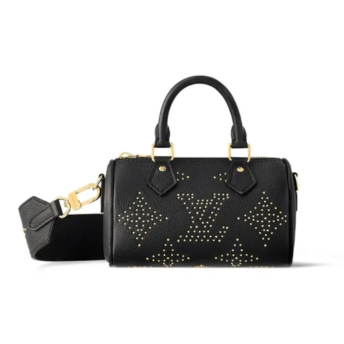 LOUIS VUITTON Сумка через плечо из крупнозернистой текстури коровьей кожи сумка Extra Mini женская черная