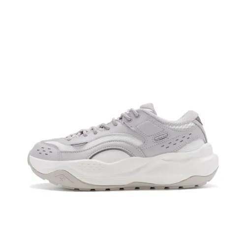 XTEP Chibi 2,0 Амортизация Износостойкий Низкий Топ Casual Женский Particle Серый