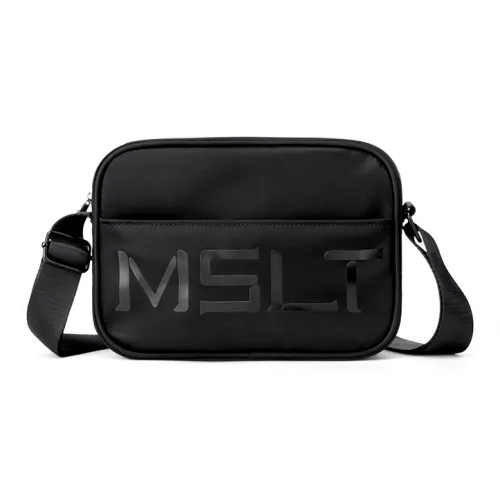 MashaLanti Холст Сумка через плечо Мужская Черная Оранжевая Зеленая