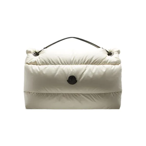 Moncler Ткань Тоут Сумка Сумка для покупок Сумка на плечо Сумка Дорожная сумка Женская Белая