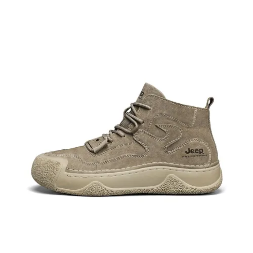 JEEP Износостойкий и Легкий MID Топ Уличная обувь Мужская Космический серый