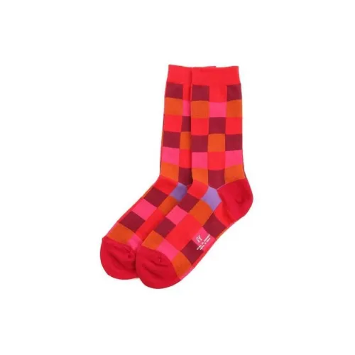 Yohji Yamamoto Red Unisex MID Shin Stockings