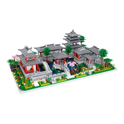 ZHEGAOJIMU Уличный стиль Suzhou Gardens Конструкторы 3930 шт LZ8202