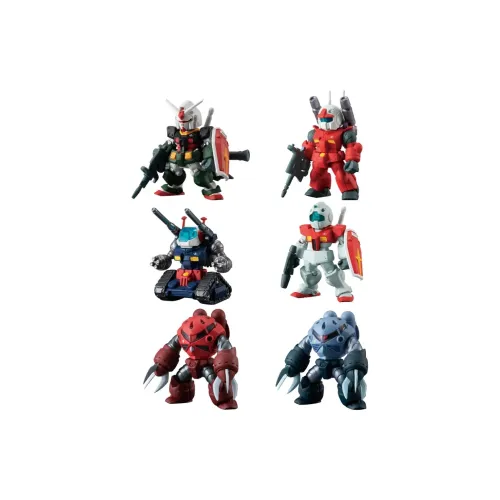 BANDAI FW Gundam Converge #Operation Jaburo Боевой Счастливый Draw Одиночный капсульный игрушечный набор Цельная коробка 6 шт