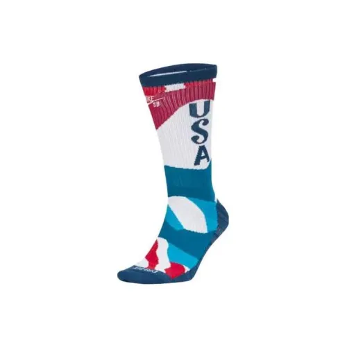 Nike Белые Мужские Носки MID до икры