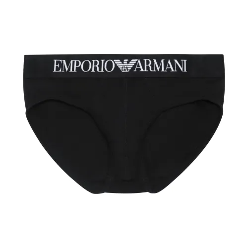 EMPORIO ARMANI 1 упаковка черные мужские трусы-бикини
