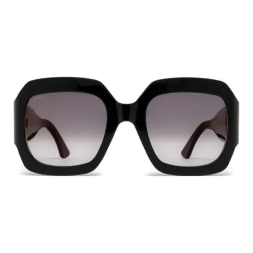 Cartier Ацетат Нерегулярной Формы Солнцезащитные Очки Мужские Черные