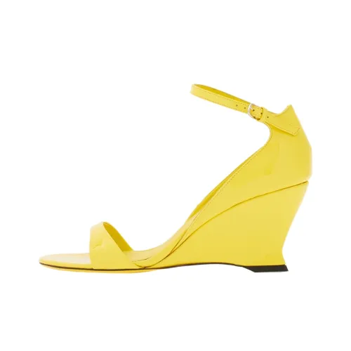 FERRAGAMO One Ремень Сандалии 7 см Женские Желтые