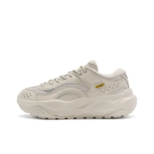 XTEP Chibi 2,0 Амортизация Износостойкий Низкий Топ Casual Женский Слюдяной Серый