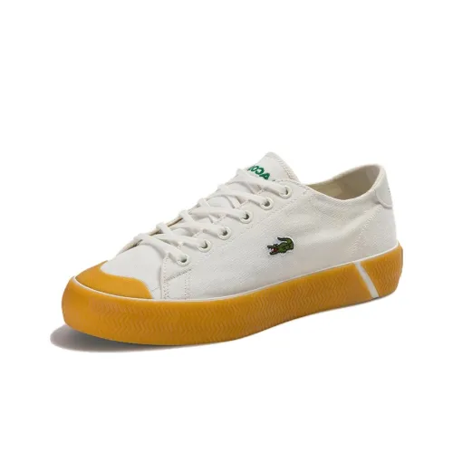 LACOSTE Collaboration Gripshot Low Топ Скейтборд Кроссовки Женские Бежевые