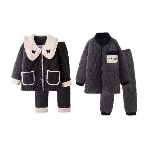 Chun Xi Пижамный комплект Унисекс Rubble Jar Серый Пасмурно-серый