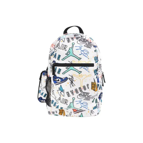 Jordan Polyester Backpack Unisex White Джордан Полиэстер Рюкзак Унисекс Белый