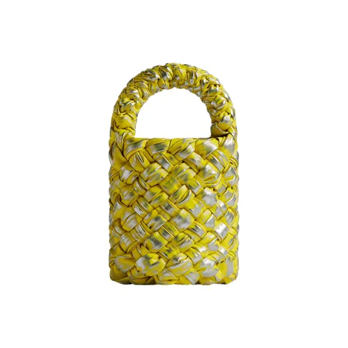 Bottega Veneta Kalimero Lambskin Bucket Bag Crossbody Bag Handbag Small Women's