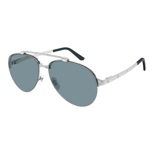 Cartier Metal Aviator Солнцезащитные очки Мужские Silver