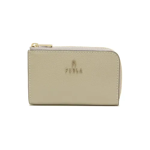 Furla Кожа Key Pouch Стандартный Женские Трава Серый