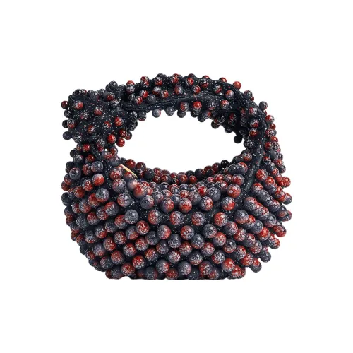 Bottega Veneta Jodie Lambskin Bag Mini Women's Blue Red Bottega Veneta Jodie Сумка из овечьей кожи Mini Женская Синяя и Красная