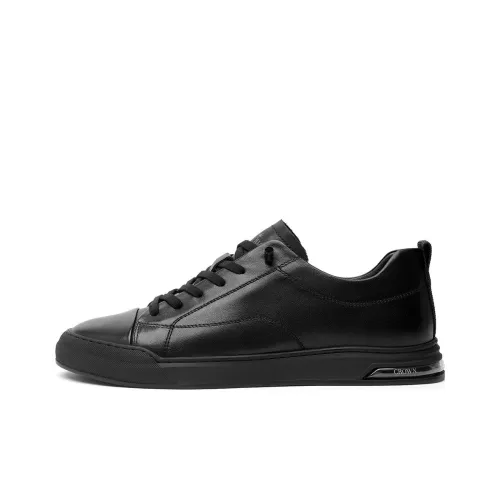 Кроссовки для скейтбординга CROWN Low Top черные мужские