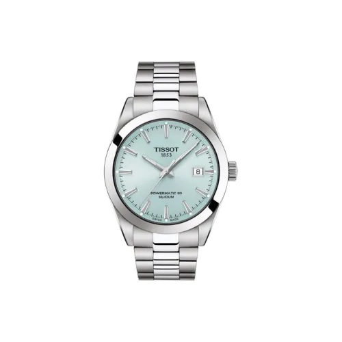 TISSOT Автоматический Механический Механизм Мужские Часы Windy Collection 40 мм Синий