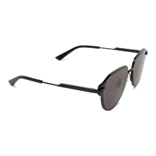 Bottega Veneta Ацетат Нерегулярная форма Солнцезащитные очки Мужской Черный