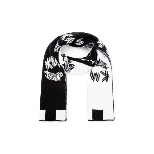 KENMO Акриловые вязаные шарфы унисекс