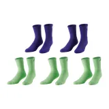 5 пар (Фиолетовый *2 + Зеленый *3)