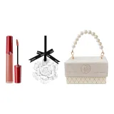 Красный Tube Жидкая помада #214 Ambiguous Кремово-абрикосовый 6,5 мл + Белый чайный ароматизатор